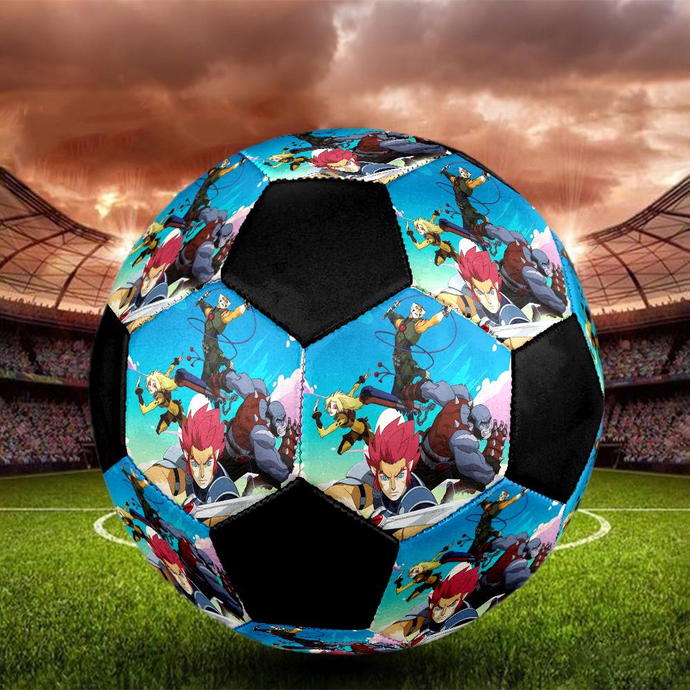 ThunderCats Soccer Ball Colorful All Ages Machine Stitched PVC Competition Ready Durable High-Bounce.SIZE5