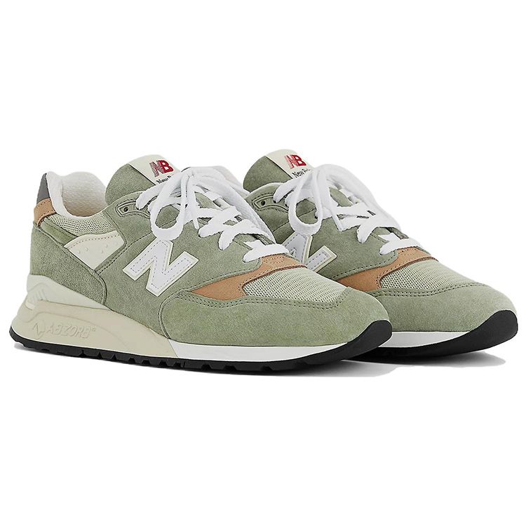 Кроссовки унисекс Teddy Santis x New Balance 998 Made in USA Olive Incense Зеленые U998GT