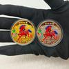 2026 Year Of The Horse Lucky Souvenir Coin Collectible Decoration Metal Crafts 40mm Zodiac Horse Commemorative Medal Event Gift