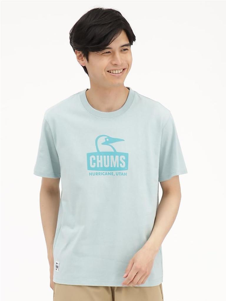 Футболка Booby Face O [Chums] Футболка мужская белая/темно-синяя