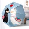 1pc Llama Love Umbrella with Plastic Handle,Compact & Stylish,Suitable for All Seasons ptys26016