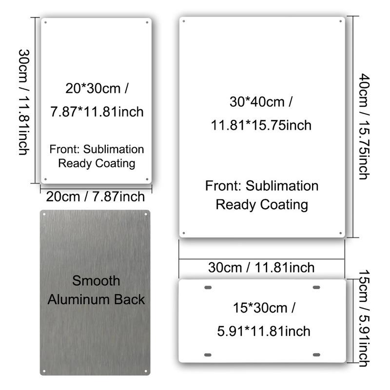 Custom Sign Metal Aluminum Plate Outdoor Wall Plate Decor Waterproof NO Fade DIY Flat Signs Craft Gift Billboard Round Plaque