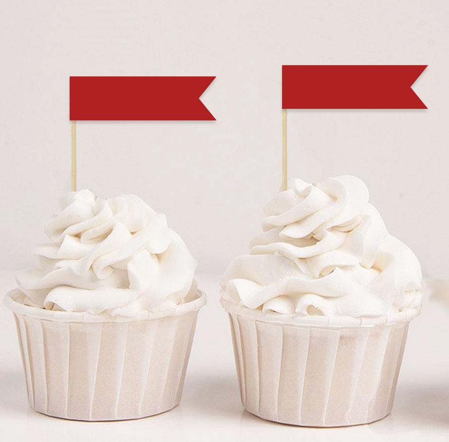 Дарлинг Сувенир| Топпер для кексов с простыми флагами | Десертные украшения для торта, кексов, вечеринок, топперов, упаковка