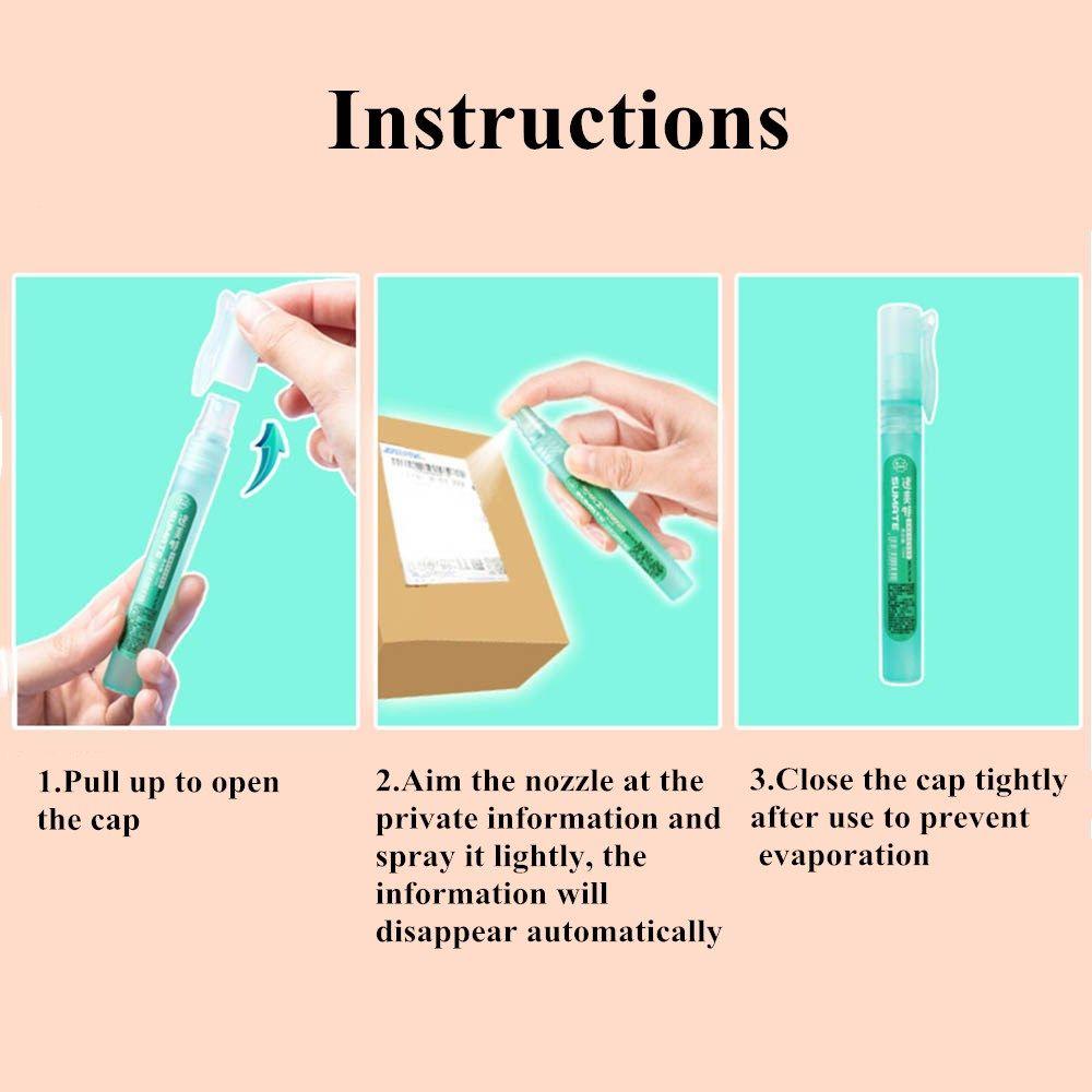 Покрытие Жидкая Защита Конфиденциальности Термочувствительная Бумага Защитный Спрей для Конфиденциальности Защитная Крышка