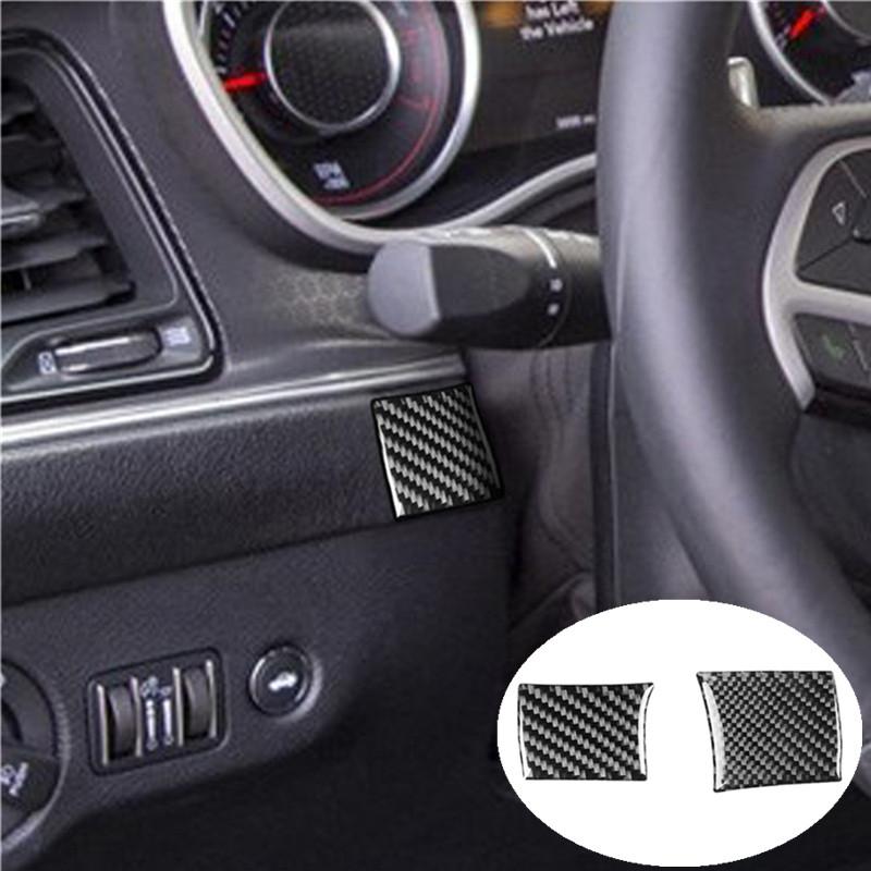 Car Interior Decoration Protection Carbon Fiber Sticker For Dodge Charger 2015-up Deluxe Auto Styling