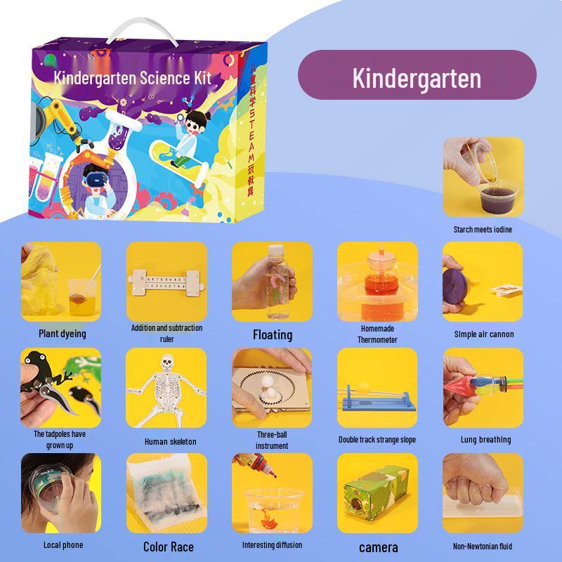 Набор для проведения научных экспериментов STEM для детей: Физика и химия