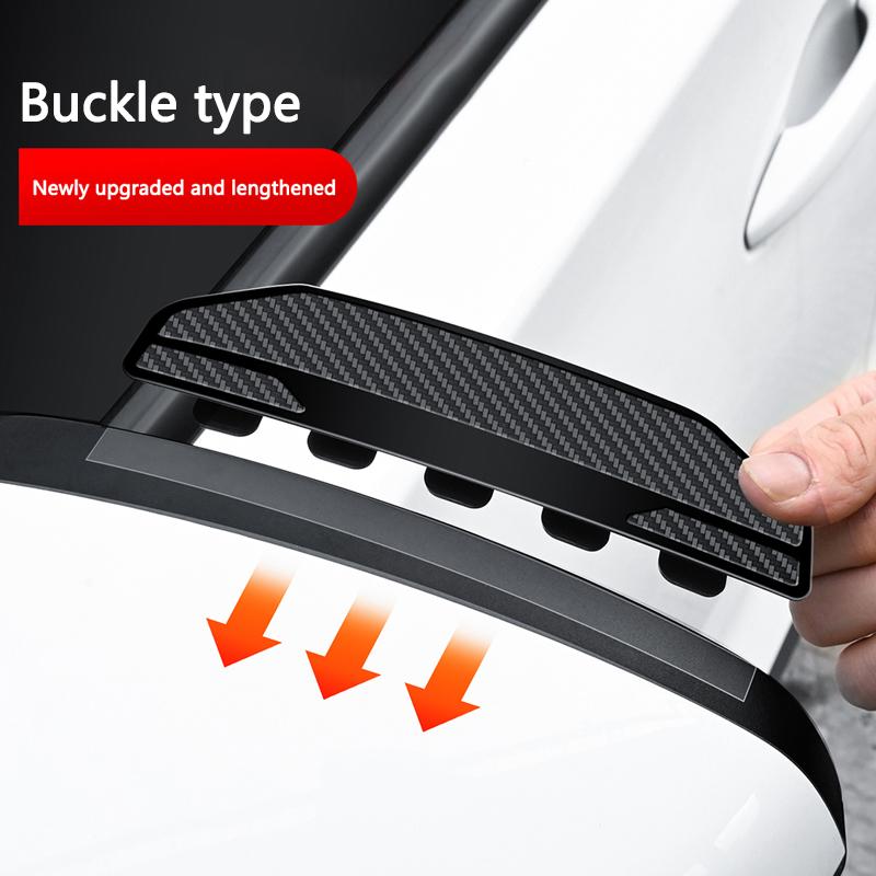 2Pcs Carbon Fibre Car Rearview Mirror Rain Eyebrow Stickers For Opel Astra G H J F K Vectra C D Zafira B Antara Corsa Mokka