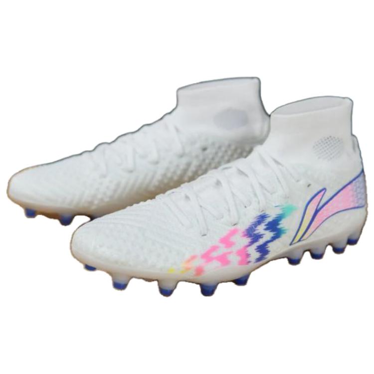 Li-Ning 1990 Speed Shadow 2 Модный тренд Комфортный MG (Резиновые короткие шипы) Амортизационная обувь для футбола Rebound Мужская футбольная обувь YSFU013-2