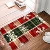 Рождественские элементы Нескользящий Водонепроницаемый Дверной коврик Легко чистить Входной коврик для пола Домашний декор Прочный Минимализм Модный и Красивый