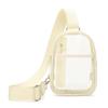Adjustable Shoulder Strap Transparent  Crossbody  Bag Large Capacity Stadium Purse Bag  Travel