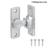 90 Degree Sliding Door Bolts Aluminum Alloy Latch Barn Door Flip Door Lock Window Safety Sliding Gate Buckles Anti-theft Lock