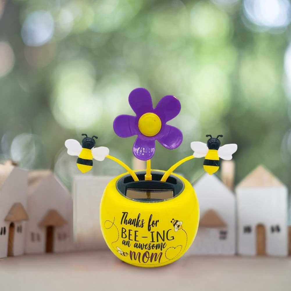 Decorating Plants Swinging Toy Flower Swinging Dancing Flower Car Dashboard Ornaments Solar Powered