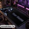 Custom Text Big Mousepad, Extended Desk Pad For Laptop Work GameScream Ghostface