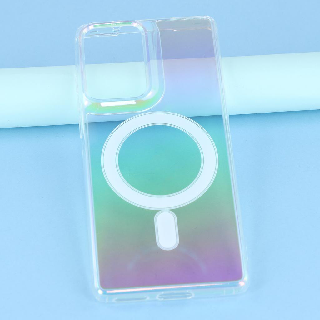 Тонкий чехол для Motorola Edge 50 Fusion 5G/Moto G85 5G Акрил+ТПУ Градиентный чехол для телефона Совместим с MagSafe