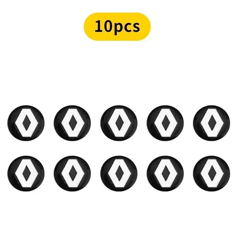 Interior Stickers For Renault Clio Koleos Megane Espace 3 QM6 Kadjar Captur Scenic Fluence Accessories 14mm Car Remote Control K