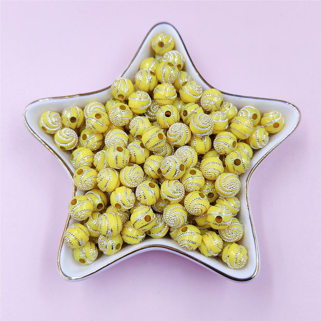 Ожерелья Изготовление ювелирных изделий 8 мм Бусины россыпью 100 шт Бусины-разделители Акриловый браслет со стразами