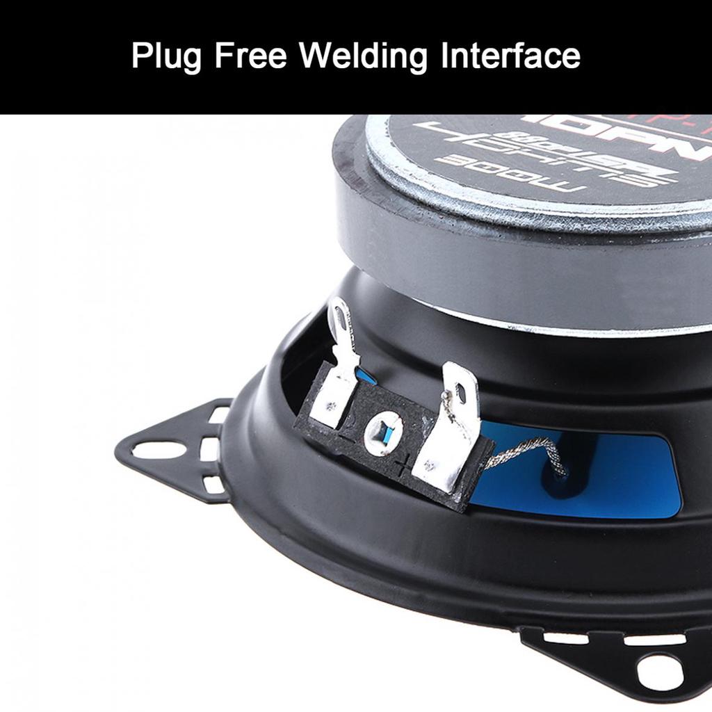 2pcs 4 Inch 2 Way 300W Car Speaker Automobile Car HiFi Audio Full Range Frequency Coaxial Speakers