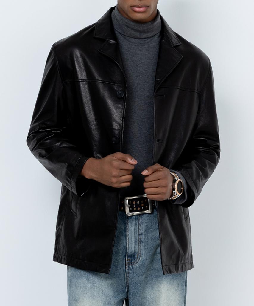 Strike Atelier Y3B Lambskin Blazer (Black)