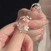 Exquisite Flower Adjustable Rings