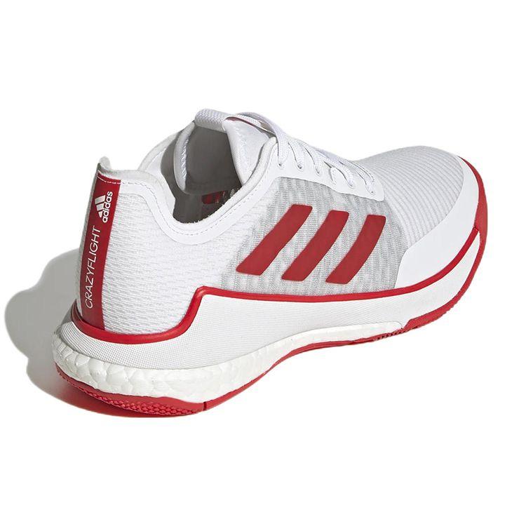 adidas Crazyflight белые ярко-красные женские кроссовки Cloud-White GY9269