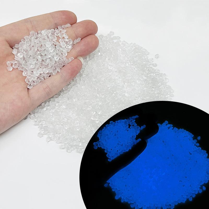 1000 шт. светящийся песок светится в темноте галька камень домашний сад открытый дорожка газон украшение аквариум декор 3-5 мм