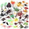 Simulation Mini Insect Biological Model Frog Ant Centipede Bee Static Ornament Set Toy