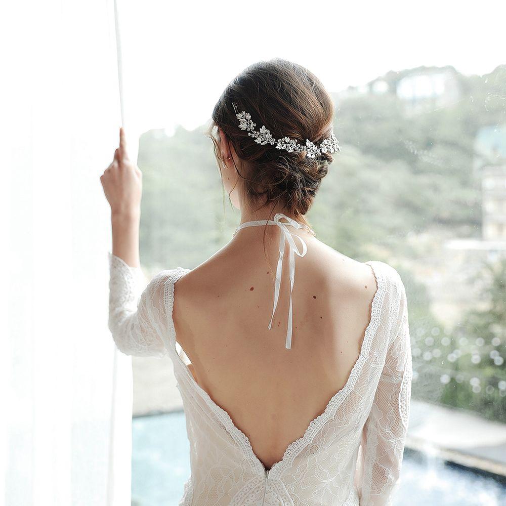 Цветочный головной убор со стразами, повязка на голову с цветком, свадебная повязка на голову с цветком, украшения для волос, свадебная повязка на голову