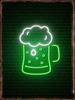 Neon Beer Bar Poster Metal Signs for Pub Home Bedroom Decor Tin Sign Decorative Plaques Painting Wall Aesthetical Decoration
