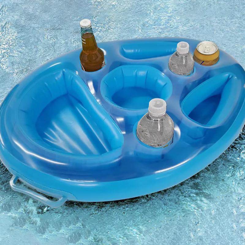 1 шт. ПВХ надувной поплавок для бассейна, надувной поплавок для бассейна, охладитель для пива, настольное ведро для вечеринок, пляжное плавательное кольцо