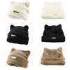 Cat's Ears Warm Hats Imitation Mink Wool Cold Hat Fashionable Women Cap  Winter