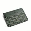 Маленький картхолдер Goyard Goya: Ультратонкий кошелек-картхолдер с принтом «гусиная лапка» для женщин