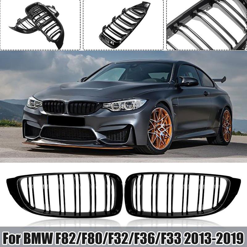 Car Styling Front Kidney Grille Dual Slat Grille For BMW F32 F33 F36 F82 F83 2013- 320i 325i 328i Auto Accessories