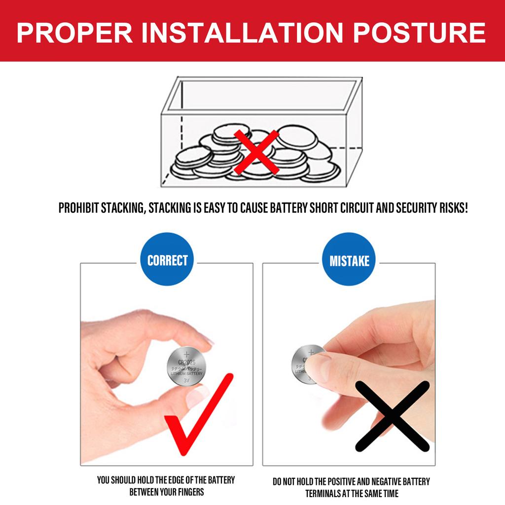 Набор из 10 шт/5 шт CR2025 плоские батарейки CR2025 3V литиевые таблеточные батарейки для часов калькуляторов портативной электроники