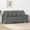 VidaXL Loveseat for 2, Settee with Armrests, Seat with Padded Backrest, Living Room Furniture, Modern, 359268