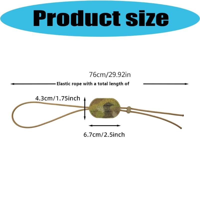 Dump Trucks Reinforcement Rope Nylon Retention Lanyards Night Visible Device Fixed Strap Lanyards With Sliding Buckles