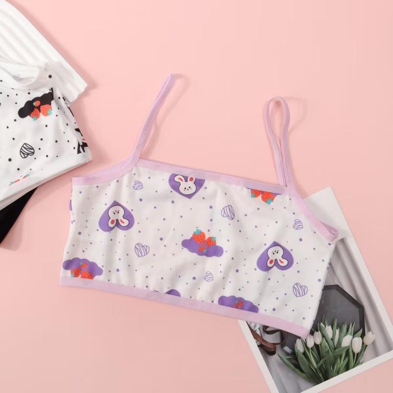 Girls Sling Bra Teenage Developmental Vest Junior High School Middle School Big Kids Underwear
