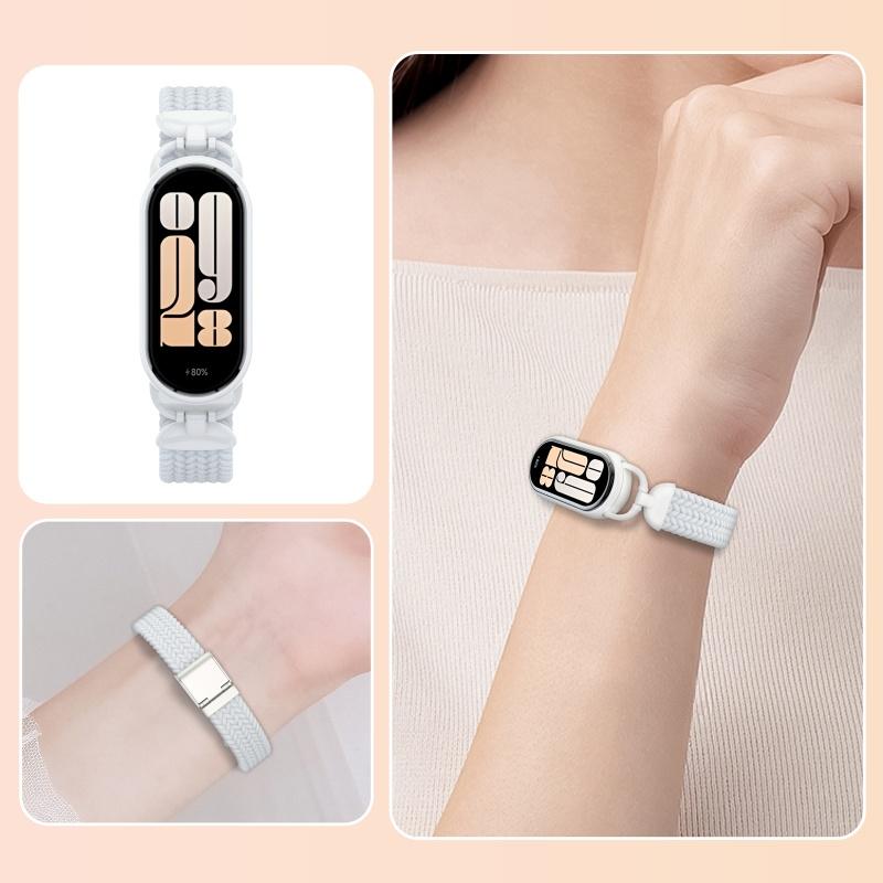 Nylon Strap for Xiaomi Mi Band 10/9/8 High Quality Breathable Sports Wristband Accessories for Mi Band 10 NFC Replace Watchband