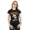 Disney Womens/Ladies Mickey Mouse Gold Statue Cotton T-Shirt
