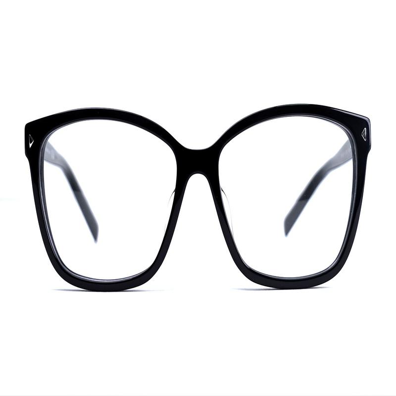 Prada [Available prescriptions] Light, comfortable and elegant, irregular-shaped optical frames, same style for men and women, couple style