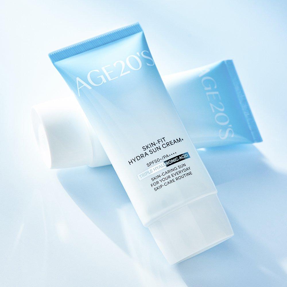 Увлажняющий солнцезащитный крем Skin Fit Moisture Sun Cream Plus от AGE20'S 50 мл (SPF50 + PA ++++)