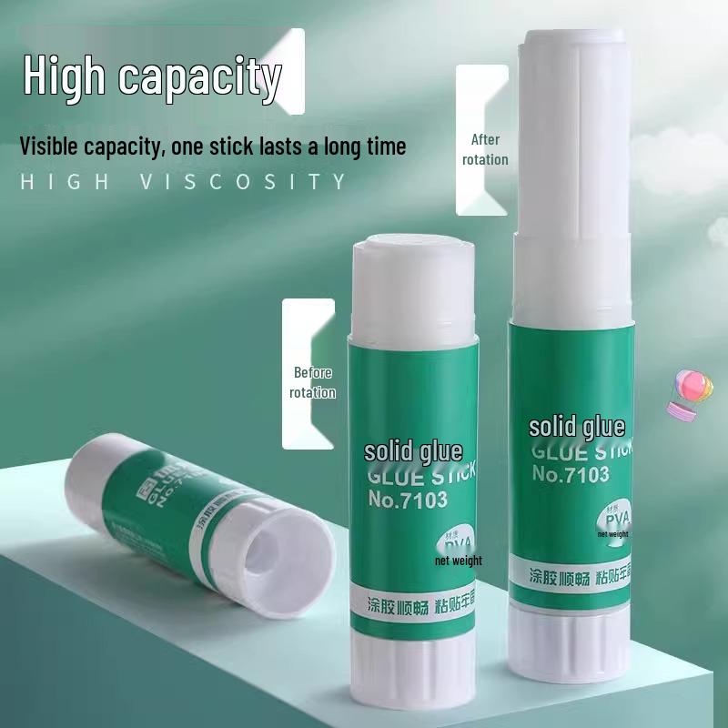 Твердый клей-карандаш высокой вязкости для студентов - Доступен в малом, среднем, большом размерах для детских поделок и к школе.