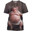Funny Pig Unisex's T-shirt 3d Printed Animal Pattern Unisex's Short-sleeved Tees Original Cute Fierce Tops T Shirts Clothing 5xl