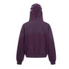Men's 2026 Spring Summer New American Hip Hop Graffiti Hooded Zip Up Sweatshirt Coat