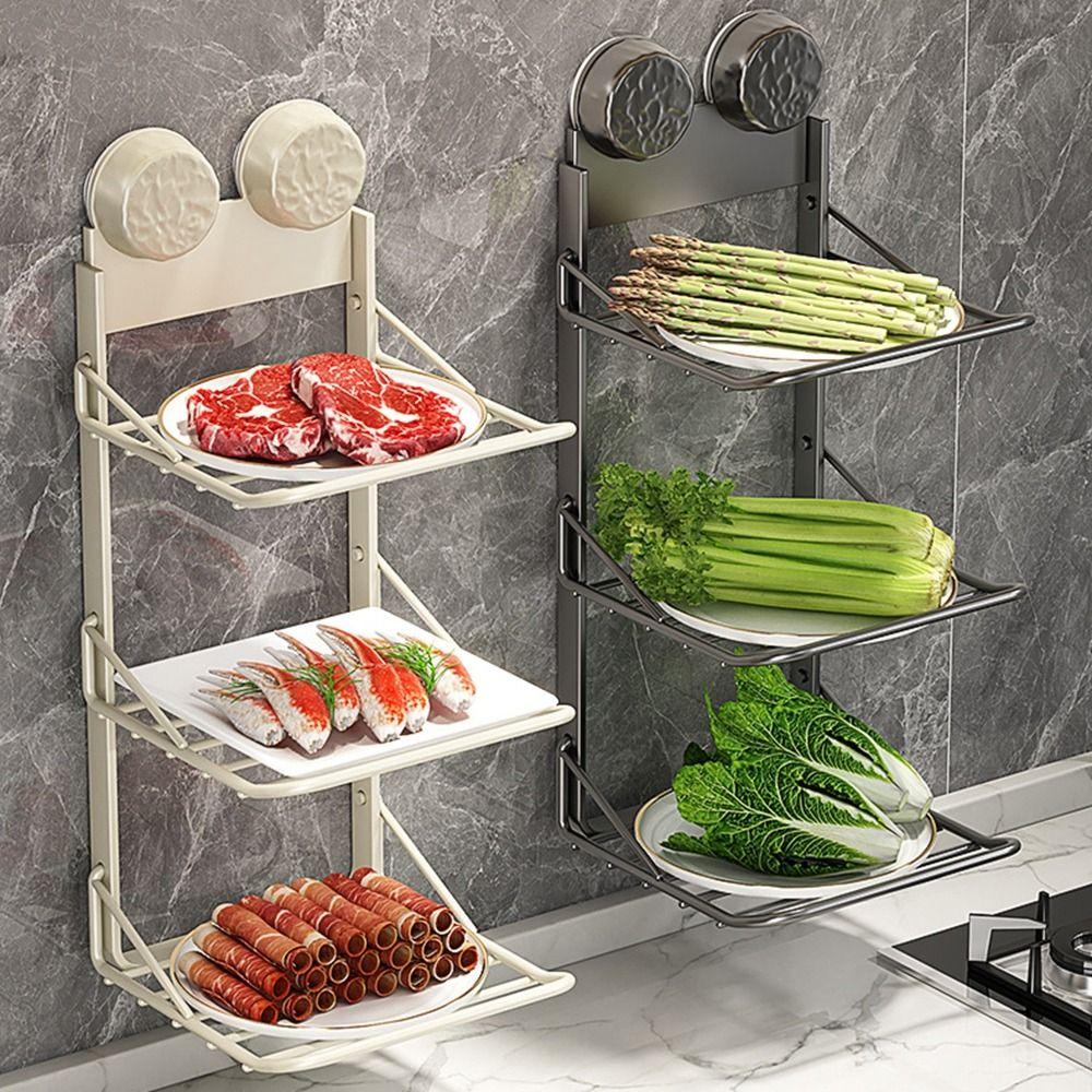 Настенный поднос для приготовления пищи, перфорированный поднос для гарниров и овощей для дома