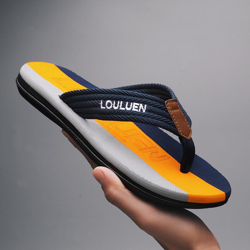 Мужские нескользящие летние шлепанцы Luluan - модные сандалии для пляжа и отдыха на природе