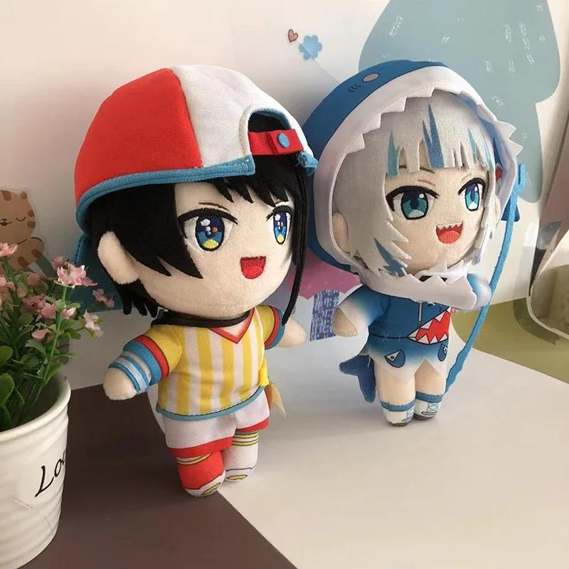 Hololive Plush Toy Inugami Korone Houshou Marine Stuffed Doll Hoshimachi Shark Gura Plushie Figure Kids Christmas Peluches Gift