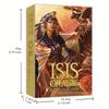 10,5*15 см Оракул Исиды, Колода из 44 карт Древнеегипетская мудрость и руководство Божественного женского начала для исцеления и ритуалов