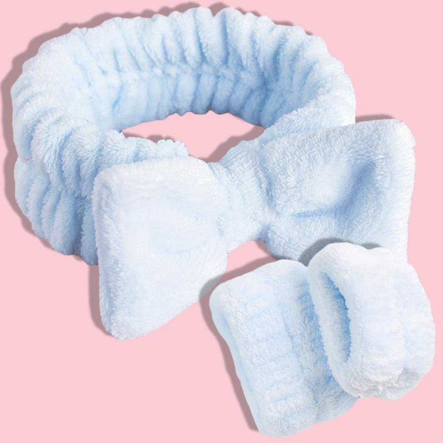 Мягкая повязка на голову с бантом, туалетная резинка, многоцветная, матовая, с матовым покрытием, большая заколка, высокоэластичная резинка для волос, набор из 16 штук