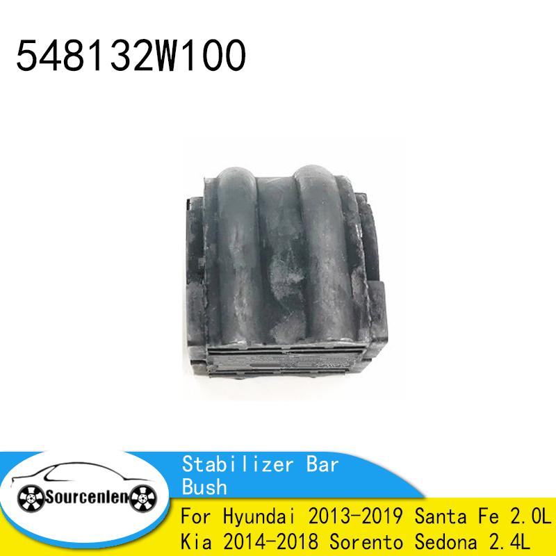 Brand New 548132W100 54813-2W100 Front Stabilizer Bar Bush for Hyundai 2013- Santa Fe 2.0L Kia 2014-2018 Sorento Sedona 2.4L