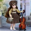 30cm Bjd Dolls Princess Full Set 1/6 Anime Bjd With Clothes 23 Joint Movable Body 3D Eyes Girls Dress Up Birthday Gifts Toys